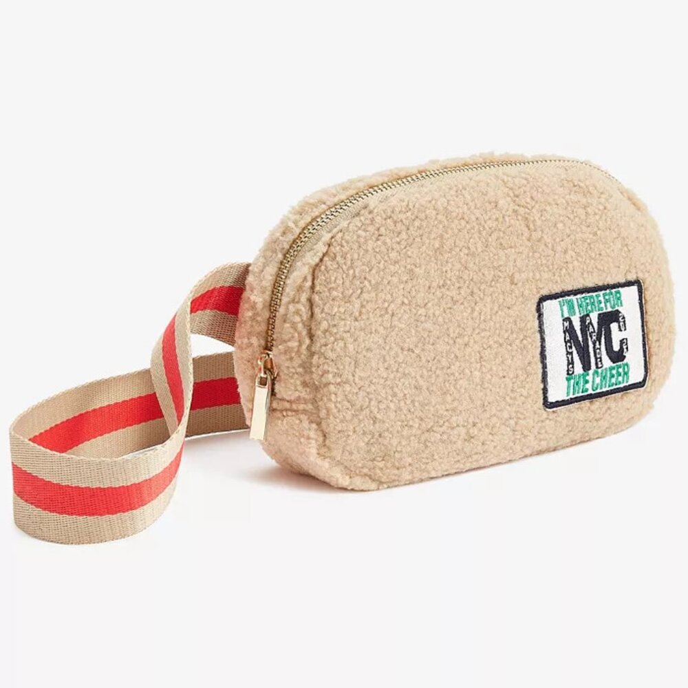 NWT MAcys Thanksgiving Day Parade 2024 Faux-Sherpa Belt Bag, Created for Macy's